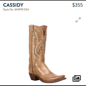 NIB Lucchese Cassidy Mad Dog Goat Boots - 8.5